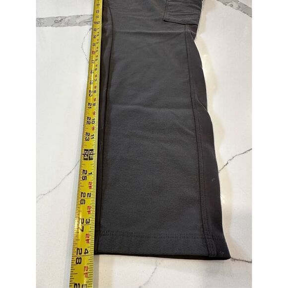 Athleta Highline Hybrid Cargo Tight Dark Onyx Grey Women’s Sz 16 - Picture 5 of 8